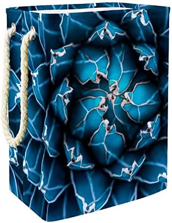 Нехомер Агава Кактус Апстрактна Природна Шема 300д Оксфорд Пвц Водоотпорна Облека Ја Попречува Големата Корпа За Перење За Ќебиња