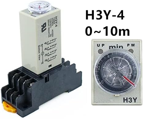 Scrubky H3Y-4 0-10M напојување Време за одложување на тајмер DPDT 14PINS H3Y-4 DC12V DC24V AC110V AC220V