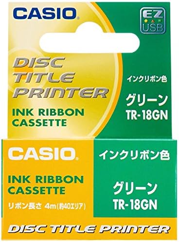 Casio TR-18SR диск Наслов на печатач за печатач со мастило Сребрена сребро