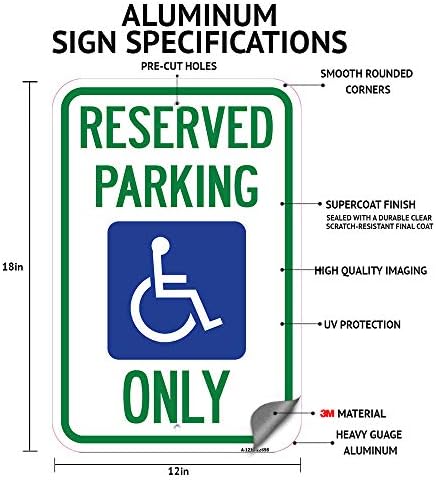 Нема Паркирање Неовластени Автомобили Ќе Бидат Влечени На Сметка На Сопственикот | 18 Х 24 Тешки Алуминиум Рѓа Доказ Паркинг Знак | Заштита