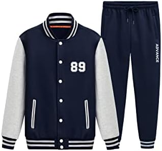 Jinfuhao Men ‘Ins Patchwork Cardigan+Pant Sportwear Set Men Men Cotton Sport Sport Casual Tracksuit Male Poute Suits Suits