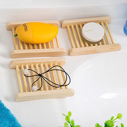 Нарутосак Дрвени сапуни садови, преносни дрвени бања туш сапуни сапуни сад за сад за чување решетката за складирање на плочата