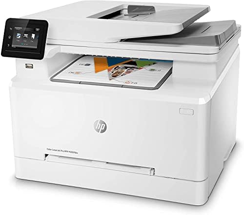 HP Color Laserjet Pro M283fdwA Безжичен Се-Во-Едно Ласерски Печатач, Копија За Скенирање На Печатење, Далечинско Мобилно Печатење, Автоматско