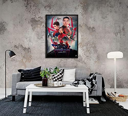 Суперхерој Спајдермен нема начин дома Спајдермен филм постер Спајдермен платно wallид уметност HD печатење за дневна соба спална
