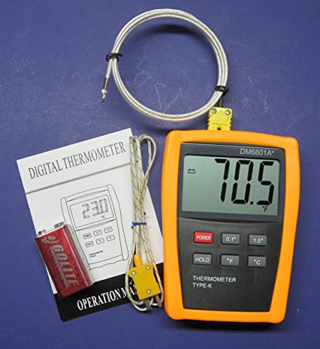 К-Тип Научен Дигитален Термометар ДМ6801 Со Висока Температура Тип К Термоспој ПК-1000
