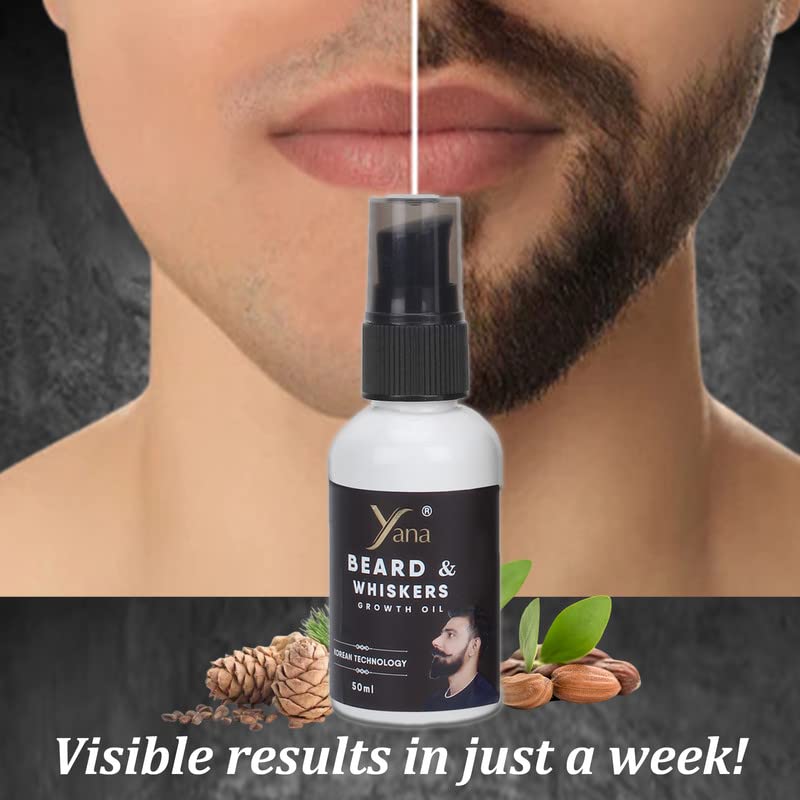 Јана масло од брада за машка чешлање на корејска технологија - сет од 1