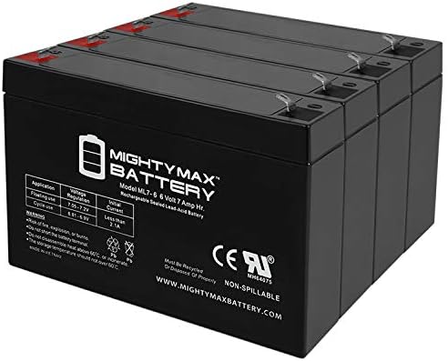 6V 7Ah SLA Замена На Батеријата ЗА BB HR9-6-4 Пакет