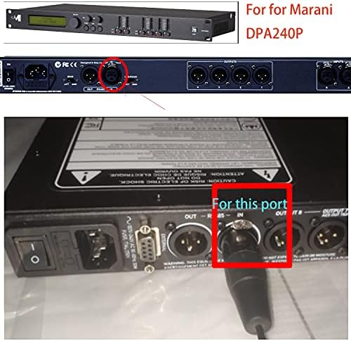 Конектори FTDI USB до 3PIN XLR DMX RS485 Сериски конвертор на конверторот за аудио управување со системот за аудио за XTA DP448 Marani DPA240P