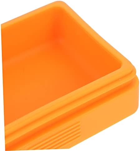 Homoyoyo 5pcs кутија силиконски сапун сапун држач за ленти за шампон контејнери со капаци шампон скампон масажер масилка за четка