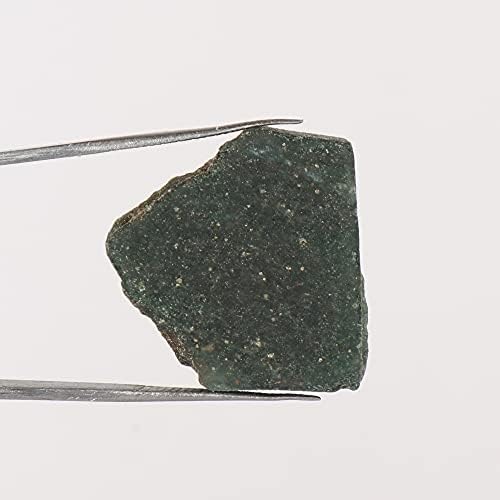41,55 КТ Зелен жад природно заздравување кристал лабав скапоцен камен за јога, декорација, полирање, треперење, заздравување