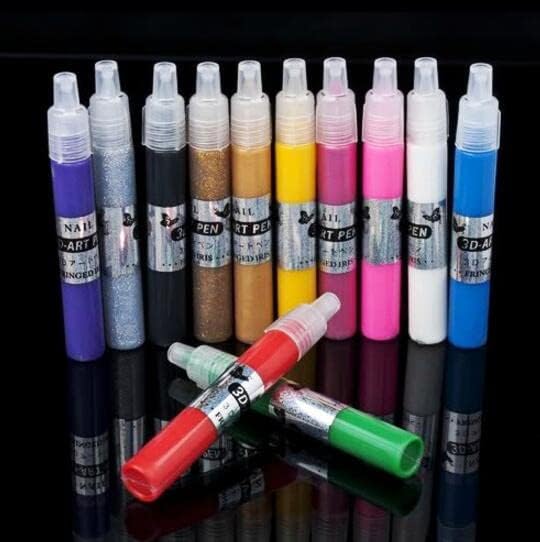 12 измешајте боја 3D цртање сликарство за сликање пенкало УВ гел акрилни совети за уметност