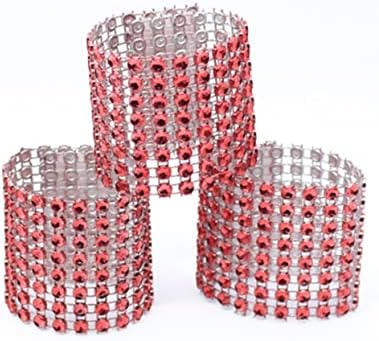 Абоофан 50 парчиња модерни прстени со салфетка, држач за токи на салфетки прстени за прстени за салфетки, држачи за салфетки поставени заградини