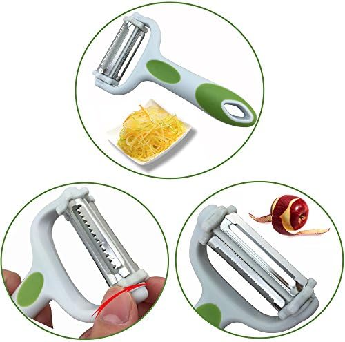 Ножици на билки и повеќенаменски кора - 5 остри сечила не'рѓосувачки челик уникатни прибор за готвење кујнски гаџети за смолкнување со чешел