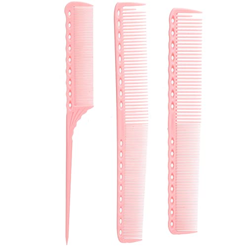 3 парчиња чешел за коса, не поставуваат јазли преносни фризерски чешел чешел поставување алатка за стилизирање на сува и влажна коса