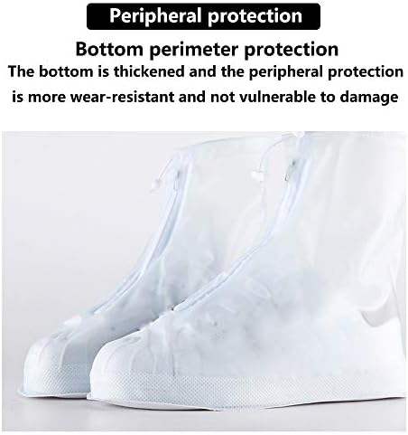 Повторувачки ПВЦ ПВЦ водоотпорен чевли за чевли, транспарентен дожд и снег водоотпорен чевли за чевли, погоден за деца, мажи и жени