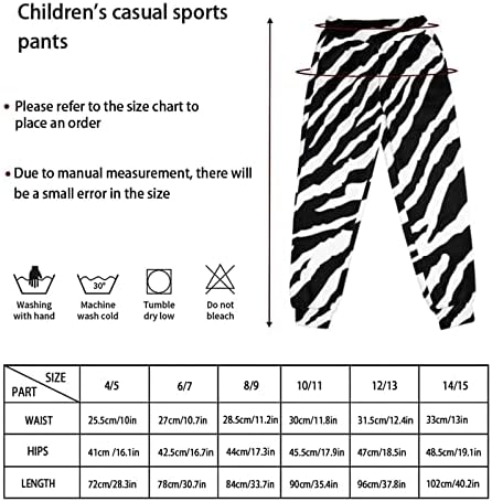 Showudesigns sweatpants за момчиња 4-15 години еластични панталони за половината