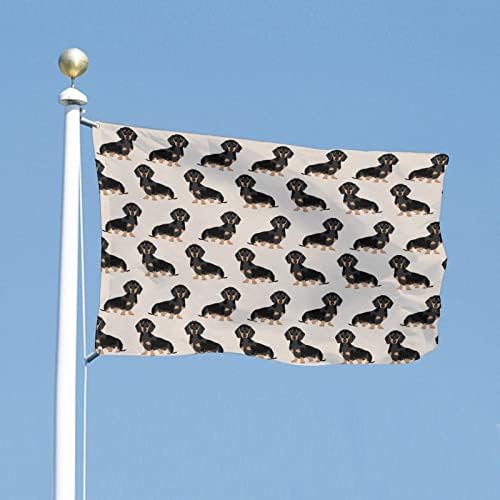 Вајнер Куче Миленичиња Кучиња Декорација Знаме Тешки Знамиња Знамиња Живописни Бои за Внатрешни и Надворешни 47х70 во