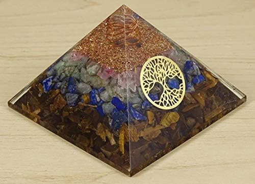 Хармонизирајте го Организмот 4 слоја Пирамида Кристал Реики заздравување Фенг Шуи Васту чакра духовен камен