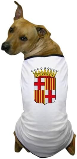 Cafepress Барселона палто за кучиња маица маица маица, облека за миленичиња, смешна костум за кучиња