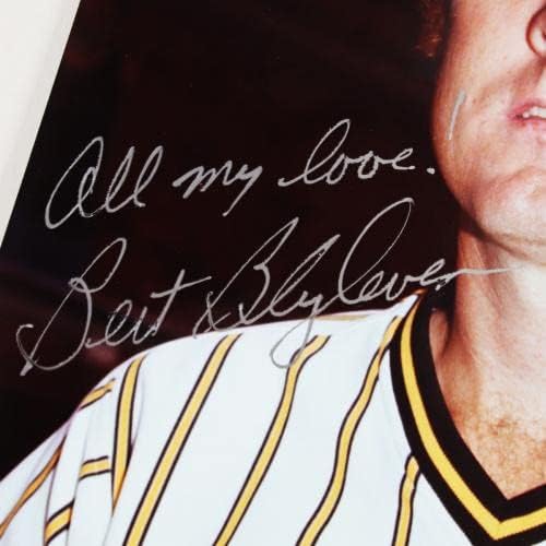 Берт Блилвен потпиша фотографија 8 × 10 пирати - COA - Автограмирани фотографии од MLB