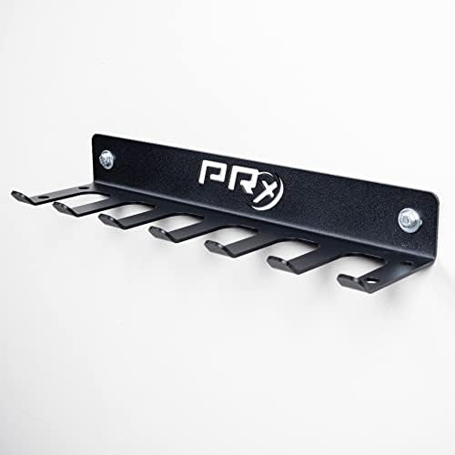 PRX Performance Gym Rack Организатор повеќенаменска фитнес опрема за складирање САД Направи простор за заштеда на простор за отпорност на отпорност на јажиња за кревање реме