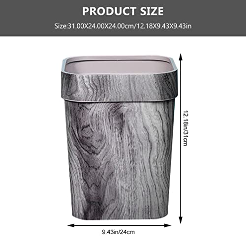 Besportble Мал квадратен ѓубре може да троши хартиена корпа кујна отпад корпа за отпадоци од дрво жито модел отпадоци за домашна спална