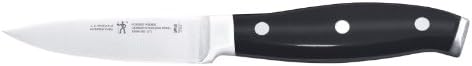 Ј.А. Хенкелс Интернационал фалсификуван премио 8-инчен готвач-, црна и фалсификувана нож за премио-паринг, 3-инчен, црн/не'рѓосувачки