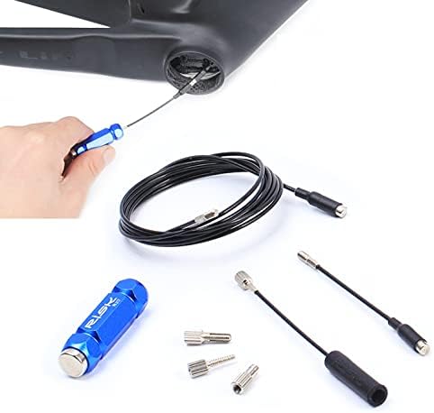 Комплет за вклучување на алатки за рутирање на кабел за велосипеди, компатибилен со куќиштето на кабелот 4-5,5 мм, хидрауличкото црево и е-цевката