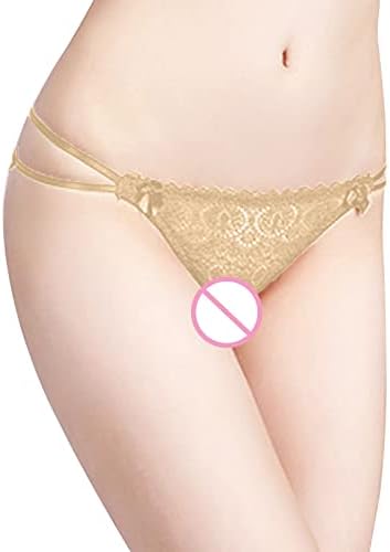 Женски памучен памук долна облека женски секси грн чипка гаќички што дишат бргу сув сатен сатен гаќички