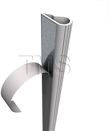 TMS-заптивка на вратата на заптивката за солзи на солза на солза на звук на звук светло и нацрт /.5 ширина /20 'ролна