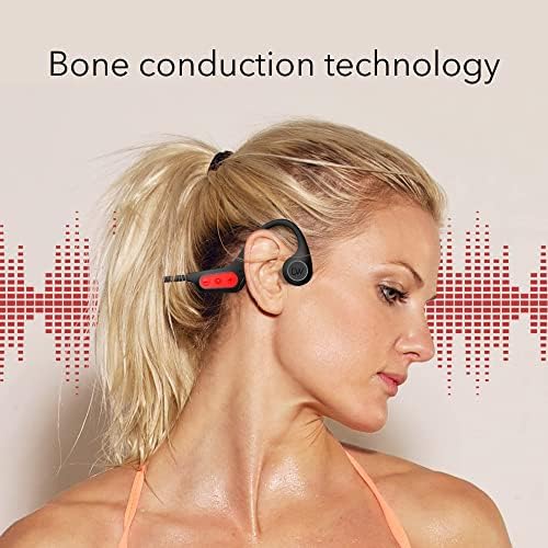 Слушалки за спроводливост на коските Дартвуд - лесни и водоотпорни безжични слушалки за отворено уво со 16 GB внатрешно складирање