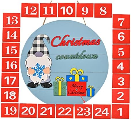 Гарланд Мантија Куки Божиќниот Календар За Одбројување Доаѓа Со 24 Самозаменливи Броеви Лесен За Инсталирање/Подготвен За Претстојниот