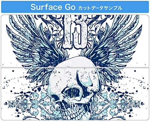 Декларална покривка на Igsticker за Microsoft Surface Go/Go 2 Ultra Thin Protective Tode Skins Skins 005345 Chull Skull Feull Chige
