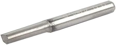 X-gree 1/8-inchx2.5mmx10mm директно жлеб за гравура CNC за гравура за PCB дрво акрилен бакар (Broca de gabrado cnc de ranura recta de 1/8-inchx2.5mmx10mm