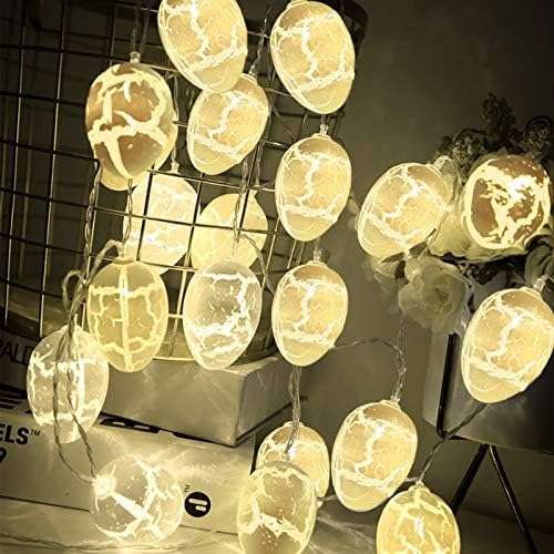 Замена Божиќни светилки Стринг забава Велигденски ламби жица декориран дома USB батерија светло јајца светла дома украс за украсување божиќни