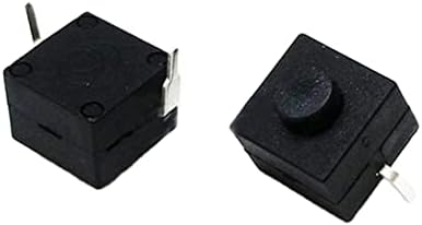 30pcs Мал прекинувач за заклучување на самостојно заклучување 8 * 8 * 8,4 mm 2 пинови прекинувачи за копче за напојување на