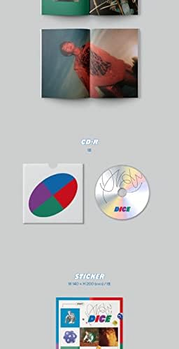 Shinee ODice 2 -ри мини албум Photobook Rolling верзија ЦД+1P постер+80p Photobook+1ea налепница+1p специјална фото -картичка+1p фото -картичка+запечатено