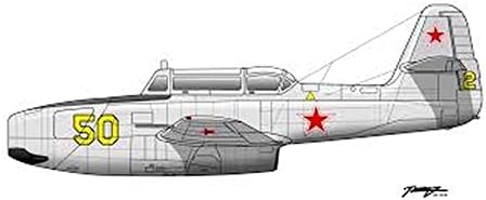モデルズビット Бит на моделот MVA48004 1/48 Советски воздухопловни сили Јакобреф Јак-23ути машина за вежбање со двојно седиште, пластичен модел
