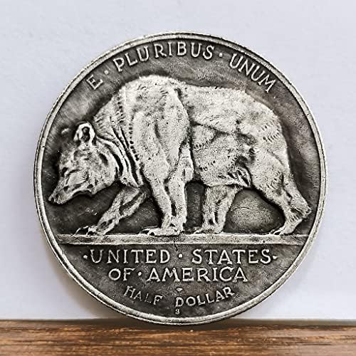 Ху ХАИ КСИЈА 1925 Калифорнија Дијамант Јубилеј Половина Долар Монета Антички Сребрена Монета Странска Монета 50 Цент Монета