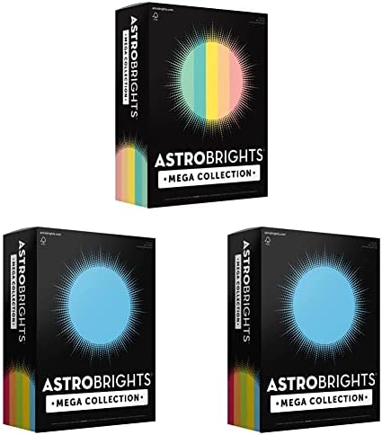 Мега колекција Astrobrights, Mega колекција во боја на картони и Astrobrights, Mega Collection Colored Paper & Astrobrights, обоена картон,