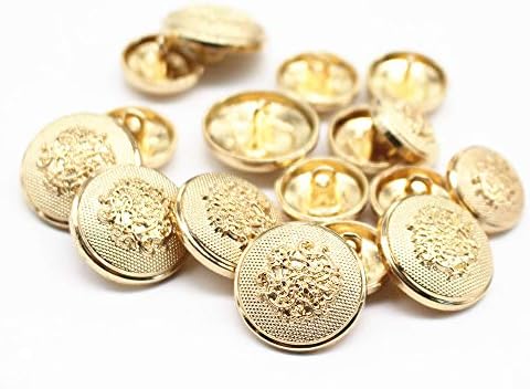 Јахога 14 парчиња копчиња за злато блејзер за машки костуми Блејзерс спортски палта 20мм 15мм метални копчиња за костуми поставени за шиење палта