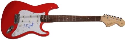 Стивен Спилберг потпиша автограм со целосна големина Црвена фендер Стратокастер Електрична гитара w/ Jamesејмс Спенс Писмо за автентичност