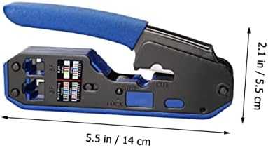 Алатка за прицврстување на Doitool RJ45 Алатка за wiscing Електрична жица алатка за соблекување жица Кримпер алатка Универзални алатки Мутитул