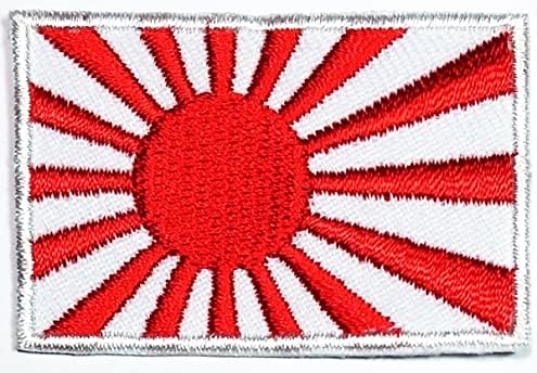 Мини Земја Јапонија Знаме Железо На Лепенка Во Собата. Национално Знаме Тактичка Значка Апликација Мотив Декоративна Облека Фустан