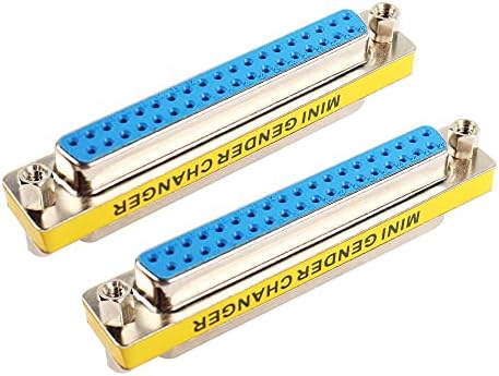 Meiriyfa DB37 37 Pin Pin Ride Meanger D-Sub 37pin Female To Femake Coupler Serial Cable Conger Connecter VGA адаптер-2pcs