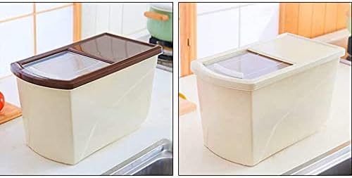Кекејанг контејнери за Складирање житни Култури Контејнер За Складирање Кујна Складирање 10кг Ориз Цилиндар Пластичен Запечатен Ориз Брашно
