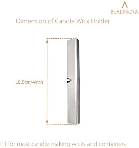 Beadnova Candle Victers држачи метални уреди за центрирање на центрирање на држачи за центрирање на држачи за центрирање на свеќи за