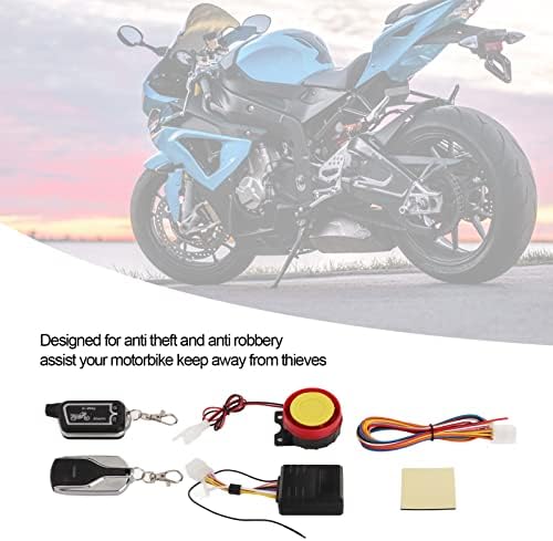 Арамокс мотоцикл 2 пат безбедносен систем, моторцикл двонасочен систем за аларм систем вибрации звук предупредување за далечински управувач