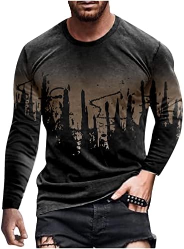 Мажи графичка маица хипстер хип хоп вратоврска за печатење маица кратки долги ракави блок-блок графити обични врвови на палто
