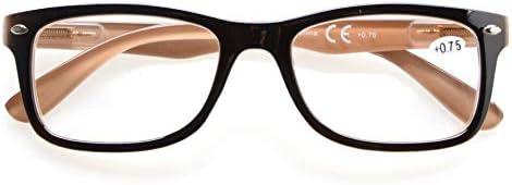 Очила за класично читање со 5 пакувања вклучуваат очила за читање на компјутер за жени мажи кои читаат со пролетни маж +3,00